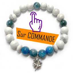 Bracelet Apatite & Howlite