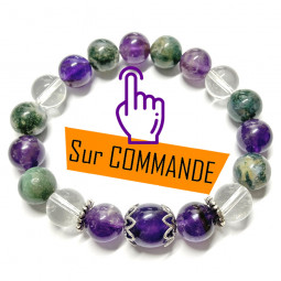 Bracelet Boules 3 Pierres