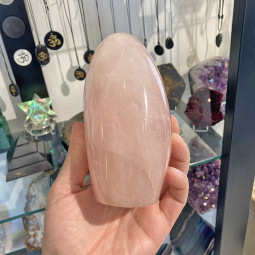 Forme libre en Quartz Rose Vibrations Cristallines