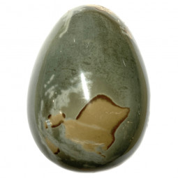 Oeuf en Jaspe Polychrome Vibrations Cristallines