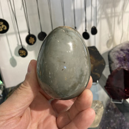 Oeuf en Jaspe Polychrome Vibrations Cristallines