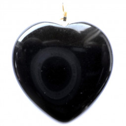 Pendentif Coeur en Onyx