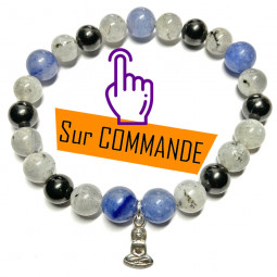 Bracelet Boules 3 Pierres.