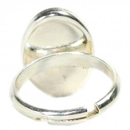 Bague Argent & Calcite Jaune