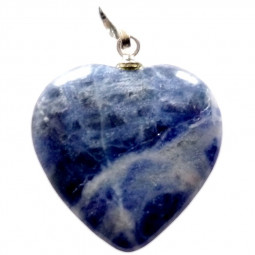 Pendentif Coeur en Sodalite