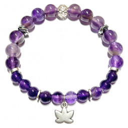 Bracelet en Améthyste Vibrations Cristallines