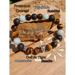 Bracelet 3 Pierres Vibrations Cristallines