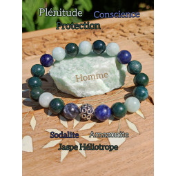 Bracelet 3 Pierres Vibrations Cristallines