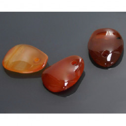 Pendentif en Cornaline Vibrations Cristallines