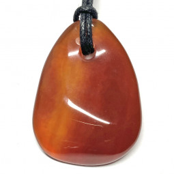 Pendentif en Cornaline Vibrations Cristallines