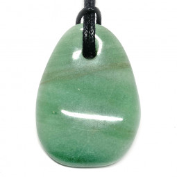Pendentif Pétale en Aventurine Verte Vibrations Cristallines