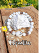 Bracelet en Howlite Vibrations Cristallines