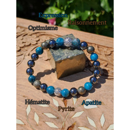 Bracelet 3 Pierres Vibrations Cristallines