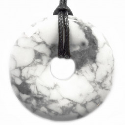 Pendentif en Howlite - Fome Donut