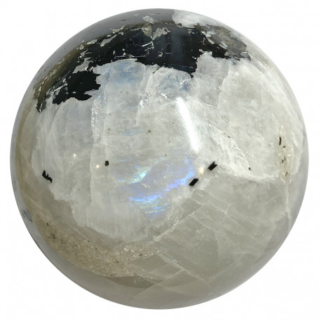 Sphère en Pierre de Lune Blanche 40 mm
