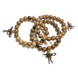 Bracelet Mala en Bois Vibrations Cristallines