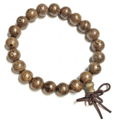 Bracelet Mala en Bois Vibrations Cristallines