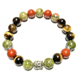 Bracelet 3 Pierres Vibrations Cristallines
