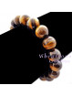 Bracelet Boules en Oeil de Tigre Vibrations Cristallines