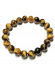 Bracelet Boules en Oeil de Tigre Vibrations Cristallines