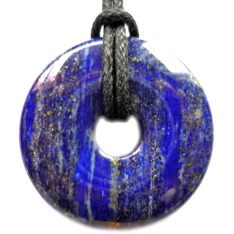 Pendentif Donut en Lapis-Lazuli
