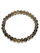 Bracelet Boules en Quartz Fumé