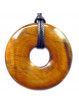 Pendentif Donut en Oeil de Tigre