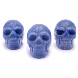 Crâne en Aventurine Bleue