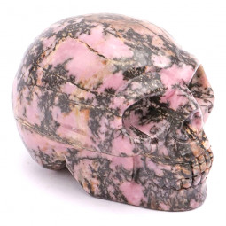 Crâne en Rhodonite