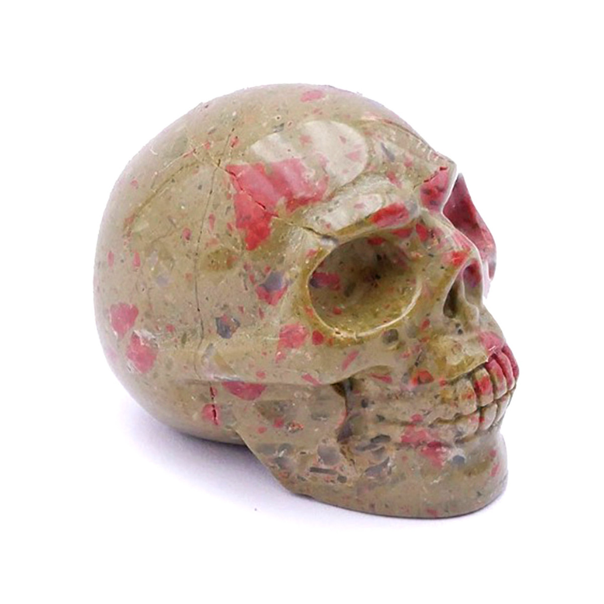 Crâne en Unakite