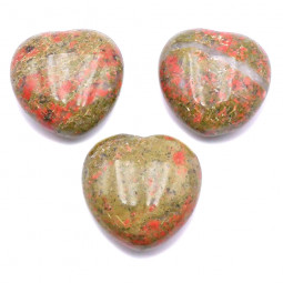 Coeur en Unakite