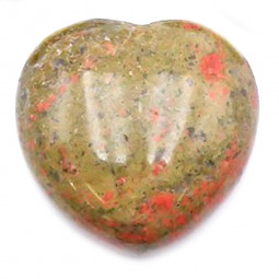 Coeur en Unakite