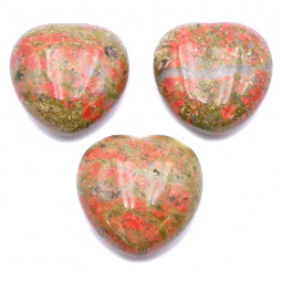 Coeur en Unakite