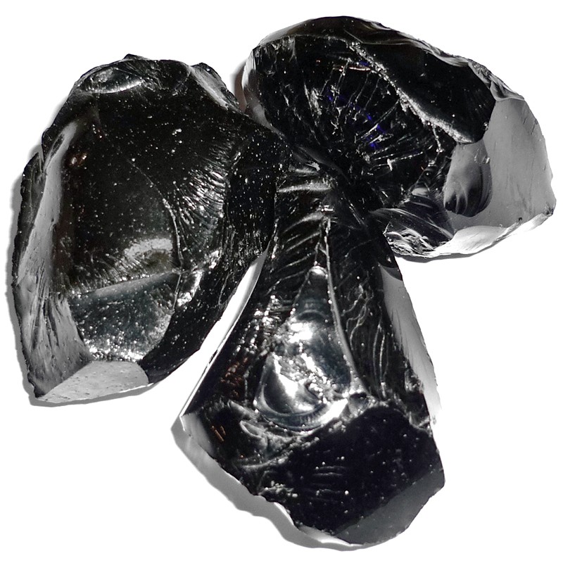 Obsidienne Noire Brute - Vibrations Cristallines