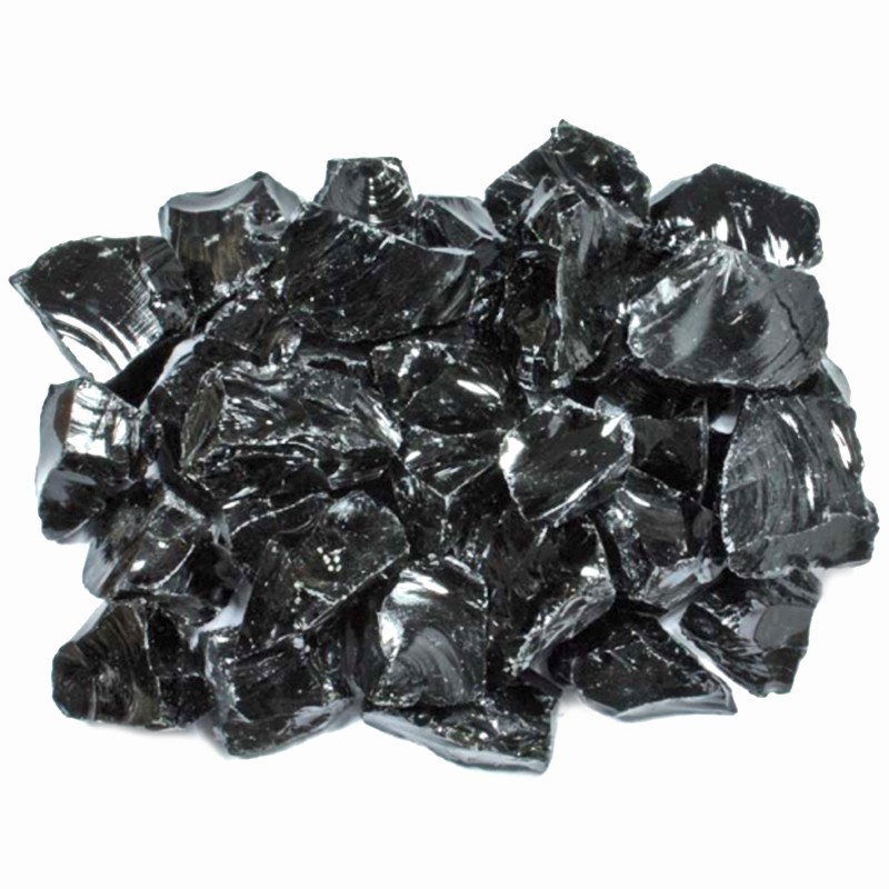 Obsidienne noire brute - Pierres D'Ailleurs