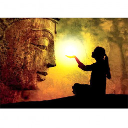 Carte Postale Hands full of light