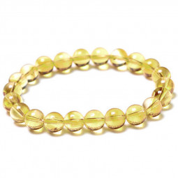 Bracelet Boules en Citrine