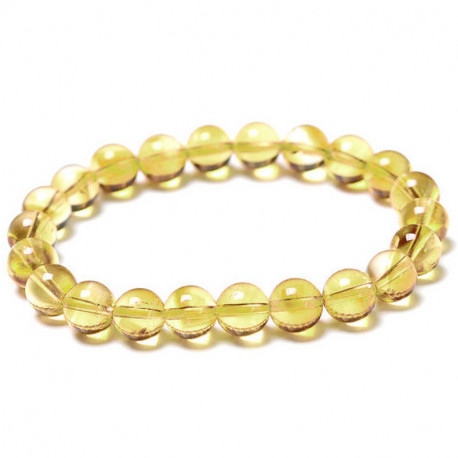 Bracelet Boules en Citrine