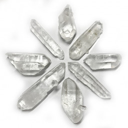 Pointe Biterminée en Cristal de Roche