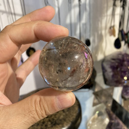 Sphère en Quartz Fumé