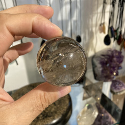 Sphère en Quartz Fumé