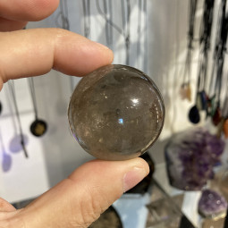 Sphère en Quartz Fumé