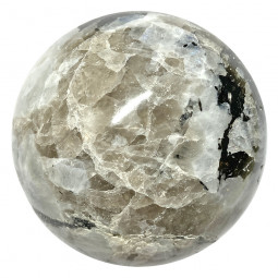 Sphère en Pierre de Lune Blanche