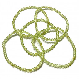 Bracelet Boules en Péridot