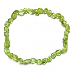 Bracelet Grains en Péridot