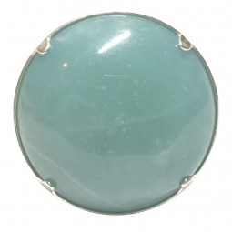 Bague Argent Ronde en Amazonite