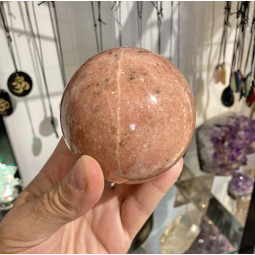 Sphère en Calcite Orange