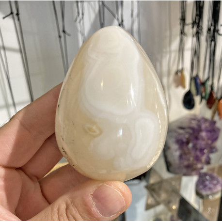 Oeuf en Agate - 258 grammes