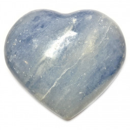 Coeur en Calcite Bleue