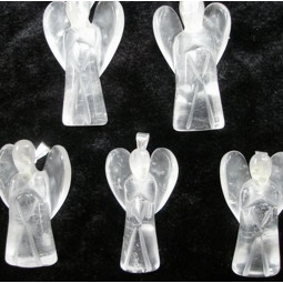 Pendentif Ange en Cristal de Roche